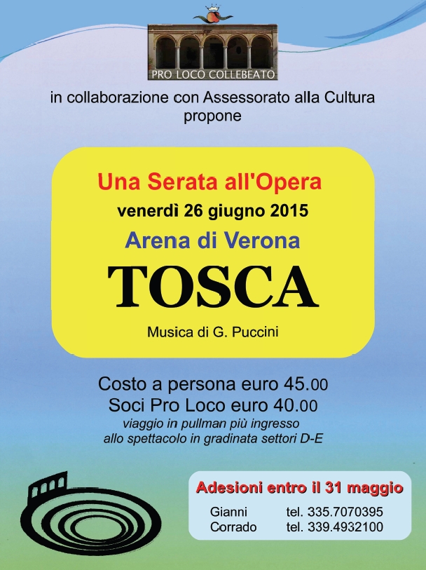 tosca - arena di verona 2015